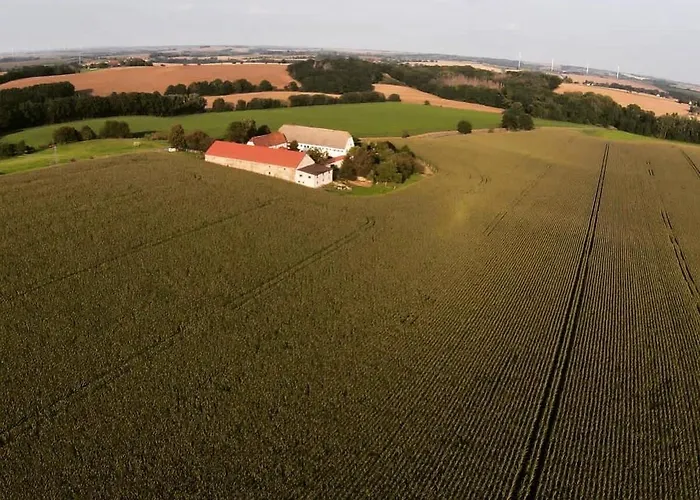 Laufenten Loft - Gutshof Dobschuetz Bauernhof شقة *